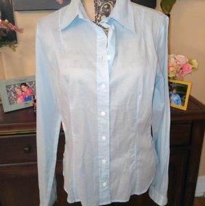 Seven embroidered button down